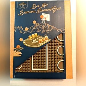 Bar Mat Basketball Drinking Game Brand New In Box